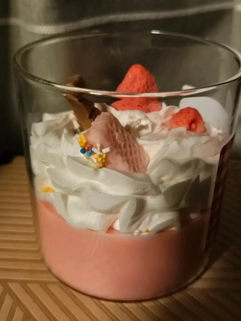 Dessert Candles Summer Strawberry 8oz.